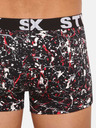 Styx Pantaloni scurți boxeri cu model alb și negru pentru bărbați Styx Jáchym