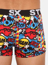 Styx Pantaloni scurți boxeri cu model albastru și roșu pentru bărbați Styx art Poof