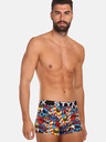 Styx Pantaloni scurți boxeri cu model albastru și roșu pentru bărbați Styx art Poof