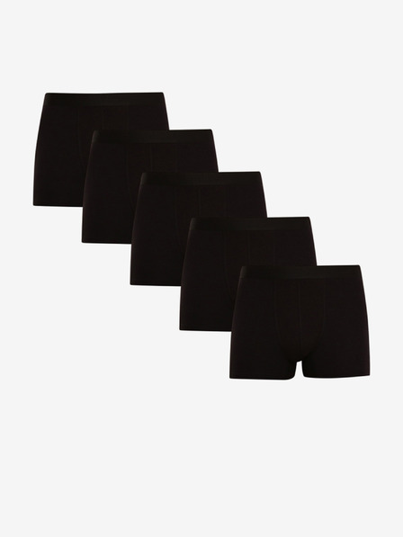 Nedeto Set de cinci boxeri pentru bărbați în negru Nedeto