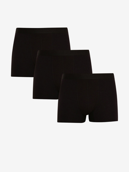 Nedeto Set de trei boxeri pentru bărbați în negru Nedeto