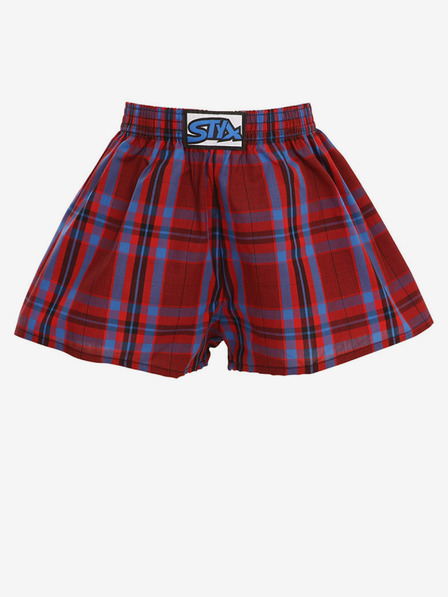 Styx Pantaloni scurți în carouri albastru și vin pentru băieți Styx