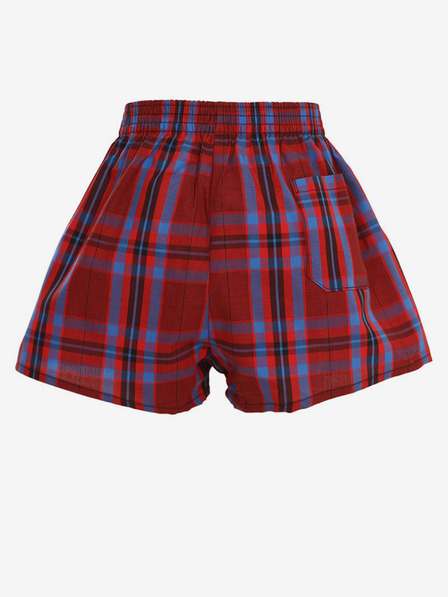 Styx Pantaloni scurți în carouri albastru și vin pentru băieți Styx
