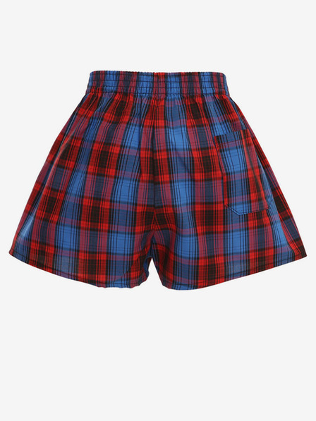 Styx Pantaloni scurți în carouri albastru și roșu pentru băieți Styx