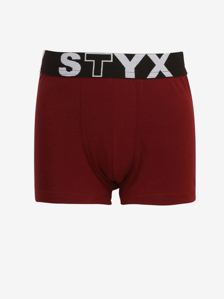 Styx Boxeri băieți burgundy Styx