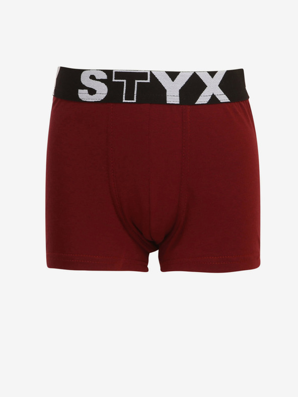 Styx Boxeri băieți burgundy Styx