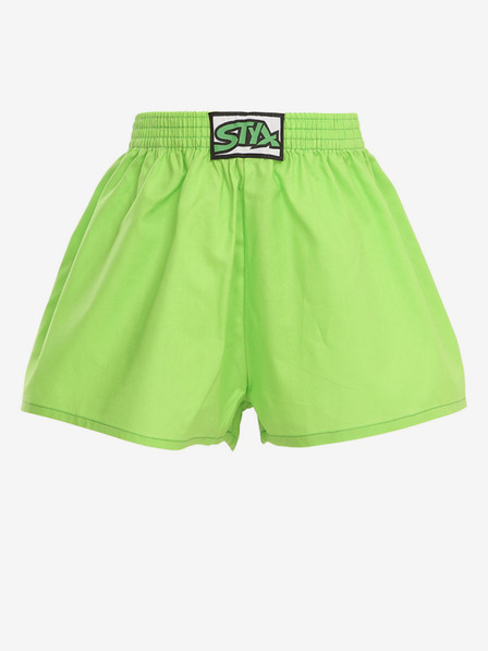 Styx Pantaloni scurți pentru băieți verde deschis Styx