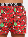 Styx Pantaloni scurți roșii cu model pentru bărbați Styx