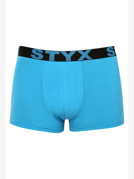 Styx Boxeri bărbați Styx sport elastic albastru deschis