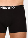 Nedeto Set de zece boxeri pentru bărbați în negru Nedeto