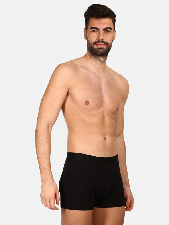 Nedeto Set de șapte boxeri pentru bărbați în negru și albastru Nedeto