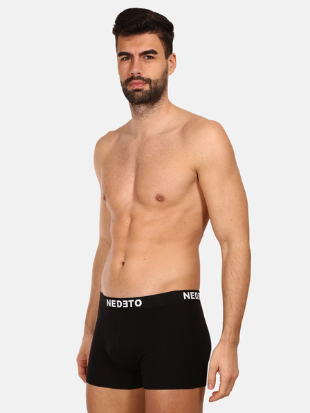 Nedeto Set de cinci boxeri pentru bărbați în negru Nedeto
