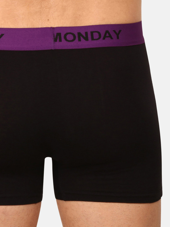 Nedeto Set de șapte boxeri pentru bărbați în negru Nedeto