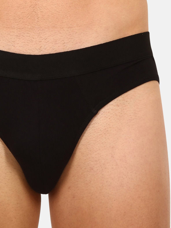 Nedeto Set de zece chiloți pentru bărbați din Nedeto negru