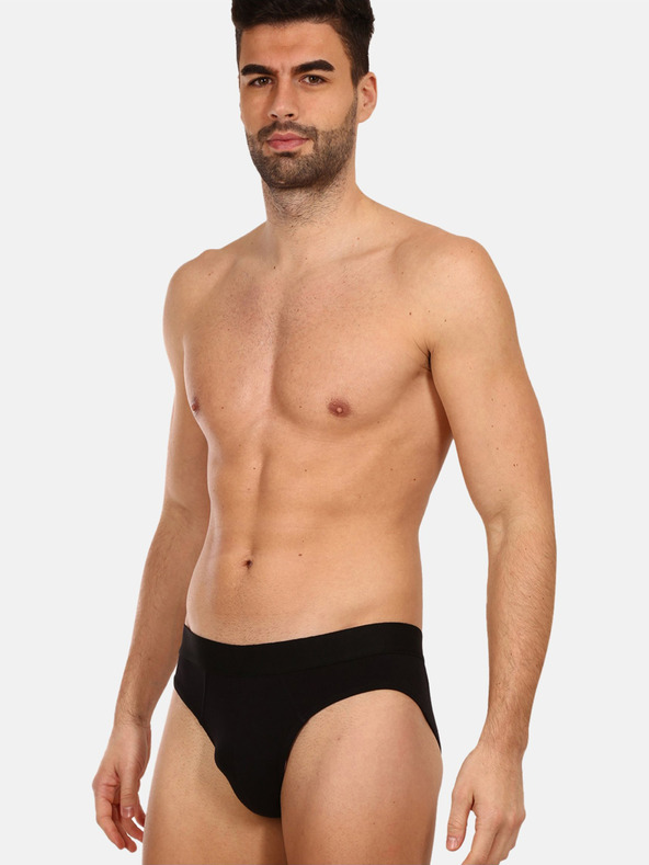 Nedeto Set de șapte chiloți pentru bărbați în negru Nedeto