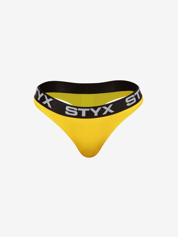 Styx Tanga galben pentru femei Styx