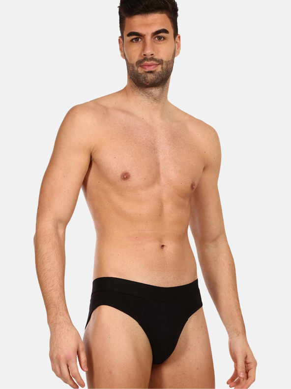 Nedeto Set de cinci chiloți negri pentru bărbați Nedeto