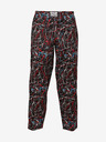 Styx Pantaloni de pijama cu model Styx Jáchym roșii și negri pentru bărbați