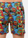 Styx Pantaloni scurți cu model pentru bărbați roșii și albaștri Styx premium art Boom