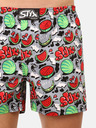 Styx Pantaloni scurți pentru bărbați cu model gri și roșu Styx premium art Melons