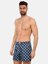 Styx Pantaloni scurți bărbătești albastru închis cu buline Styx premium art