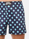 Styx Pantaloni scurți bărbătești albastru închis cu buline Styx premium art