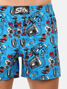 Styx Pantaloni scurți pentru bărbați cu model albastru Styx premium art Muzică