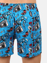 Styx Pantaloni scurți pentru bărbați cu model albastru Styx premium art Muzică