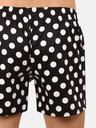Styx Pantaloni scurți bărbați negri Styx premium art Polka dots