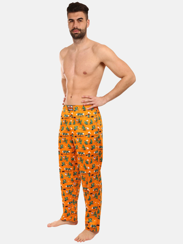 Styx Sleepwear cu model pentru bărbați portocaliu Styx Cactus