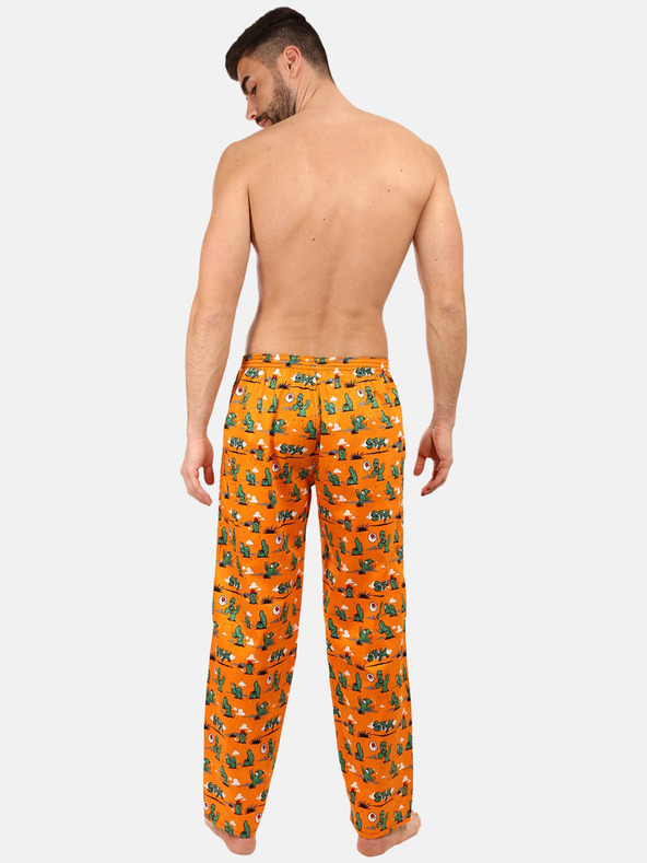 Styx Sleepwear cu model pentru bărbați portocaliu Styx Cactus