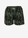 Styx Pantaloni scurți de somn cu model pentru femei verzi și negri Styx Code