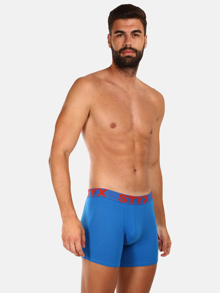 Styx Set de trei boxeri bărbătești în albastru Styx