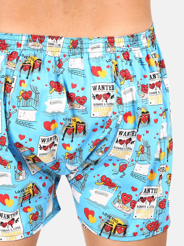 Styx Perechi de pantaloni scurți Styx de Ziua Îndrăgostiților turcoaz pentru bărbați