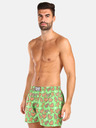 Styx Pantaloni scurți de Crăciun verde deschis pentru bărbați Styx Christmas Gingerbread