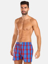 Styx Pantaloni scurți bărbătești în carouri roșii Styx