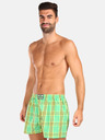 Styx Pantaloni scurți în carouri verde deschis pentru bărbați Styx