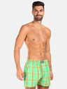 Styx Pantaloni scurți în carouri verde deschis pentru bărbați Styx