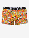 Styx Pantaloni scurți boxer cu model Styx pentru bărbați, galben și portocaliu Albine