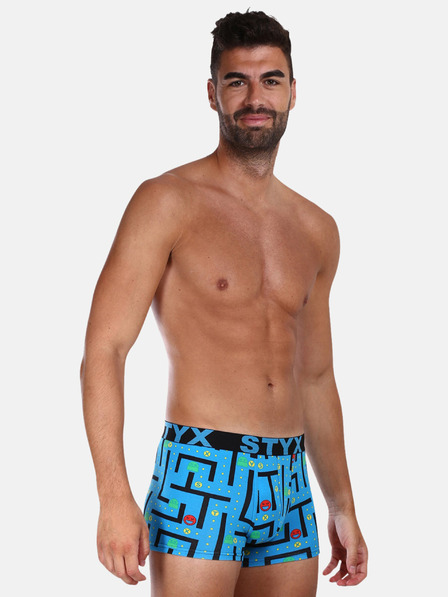 Styx Pantaloni scurți tip boxer cu model albastru pentru bărbați Styx Game