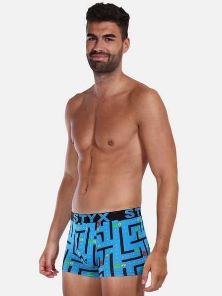 Styx Pantaloni scurți tip boxer cu model albastru pentru bărbați Styx Game