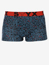 Styx Pantaloni scurți boxer cu model albastru și negru pentru bărbați Styx
