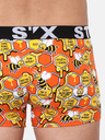 Styx Pantaloni scurți boxer cu model Styx pentru bărbați, galben și portocaliu Albine