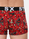 Styx Boxeri roșii cu model pentru bărbați Styx