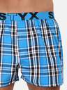 Styx Pantaloni scurți în carouri pentru bărbați Styx albaștri