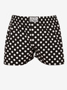 Styx Pantaloni scurți pentru bărbați cu buline alb-negru Styx Polka dots