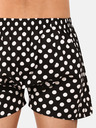Styx Pantaloni scurți pentru bărbați cu buline alb-negru Styx Polka dots