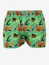 Styx Pantaloni scurți cu model portocaliu și verde pentru bărbați Styx