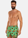 Styx Pantaloni scurți cu model portocaliu și verde pentru bărbați Styx
