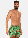 Styx Pantaloni scurți cu model portocaliu și verde pentru bărbați Styx
